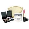 Lancome - Travel Set: Effacil 125ml + Renergie 14g + Lipstick + Eye Color Quad + Bag - 4pcs + 1 Bag